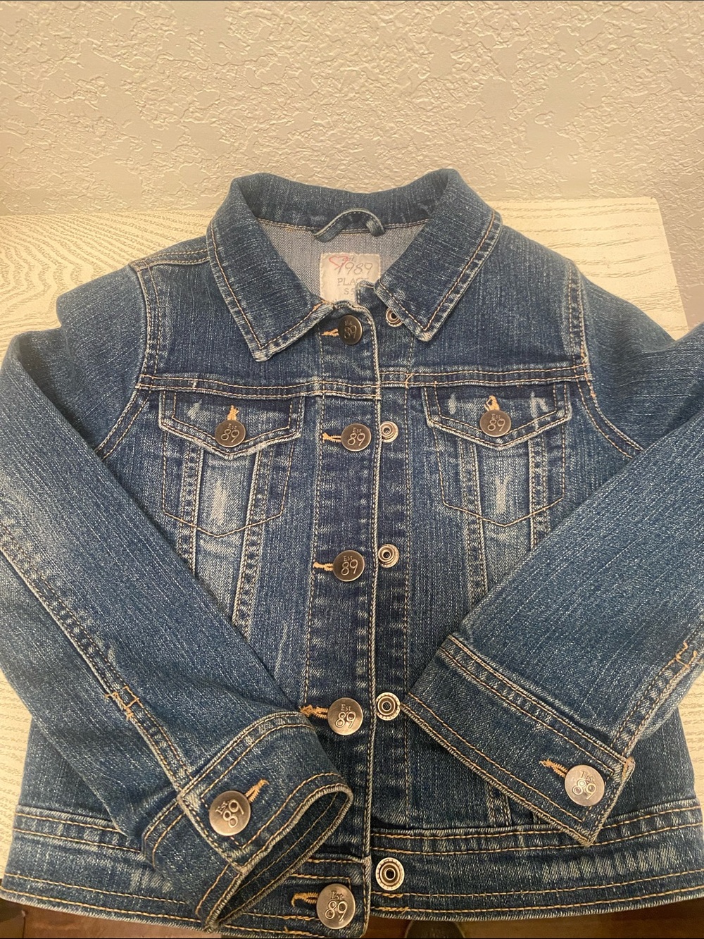 Childrens Place Dark Blue Denim Jacket